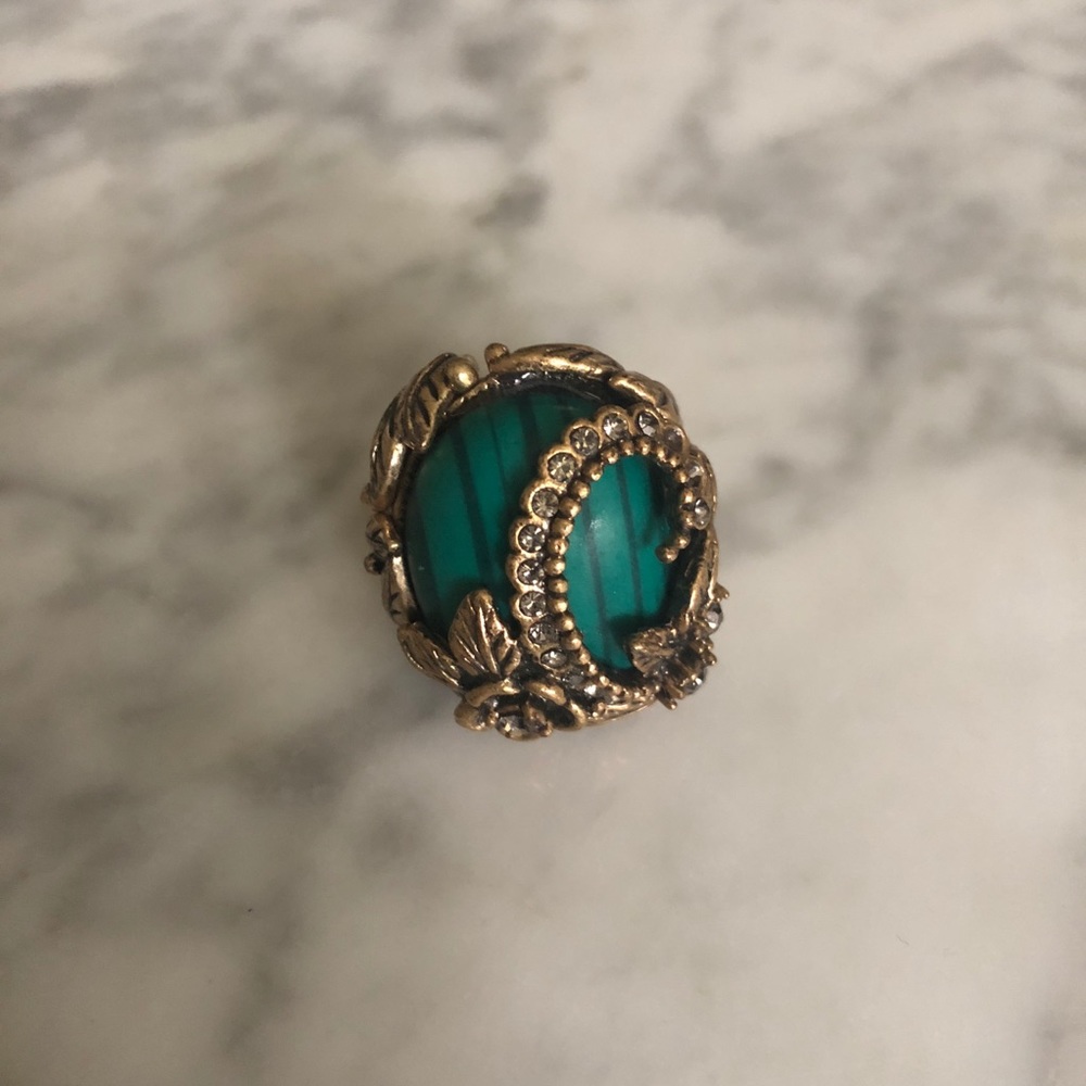 Antique looking statement ring